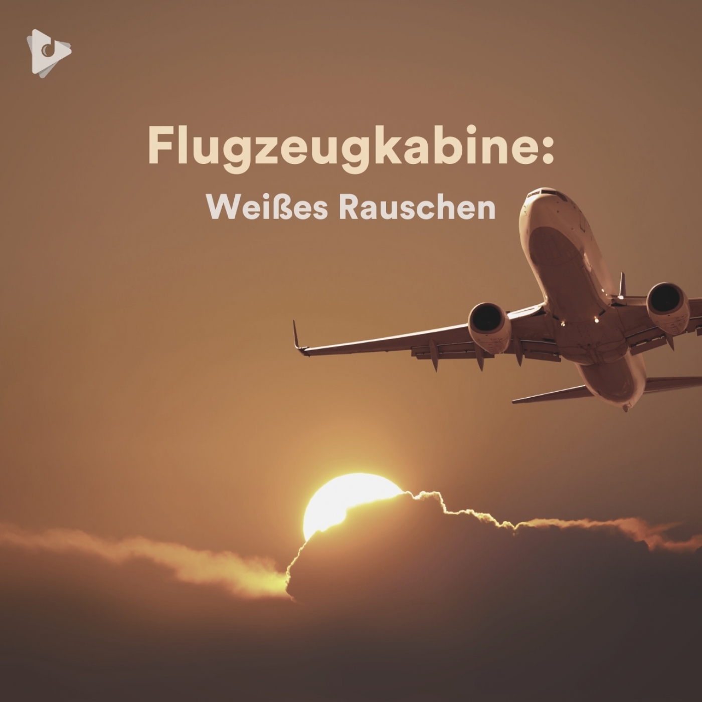 Flugzeugkabine: Weißes Rauschen