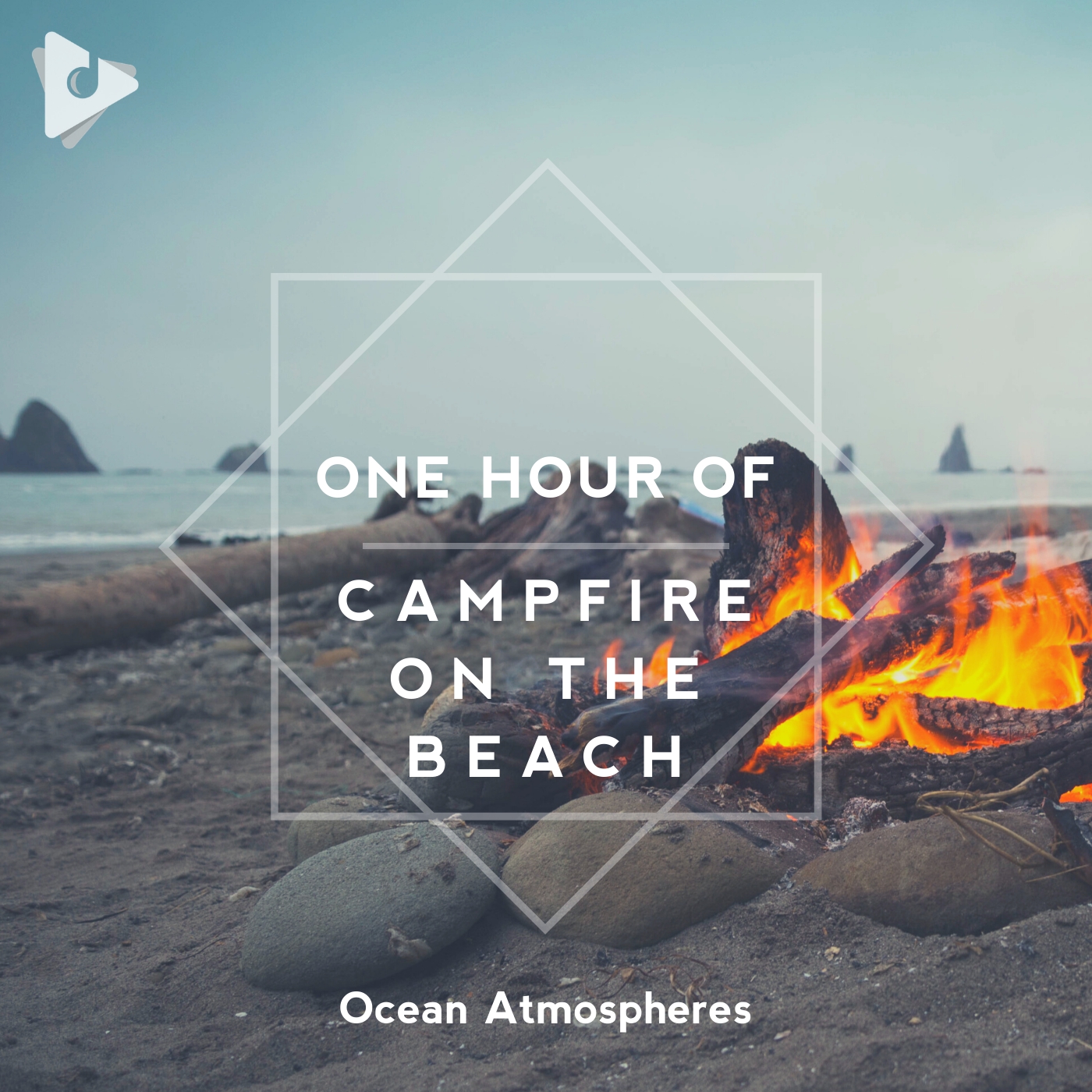1 Hour of Campfire on the Beach