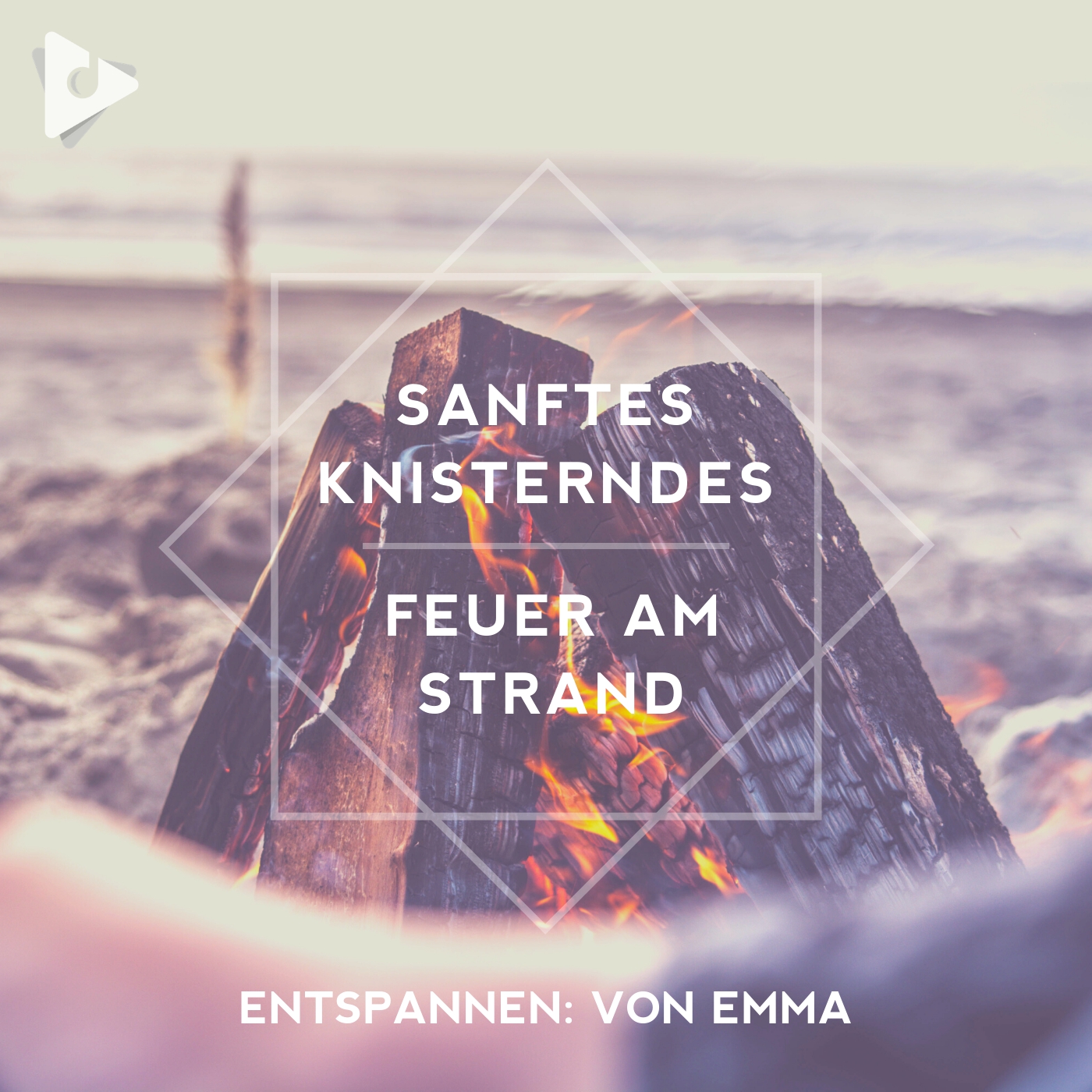 Sanftes knisterndes Feuer am Strand Album | Lullify