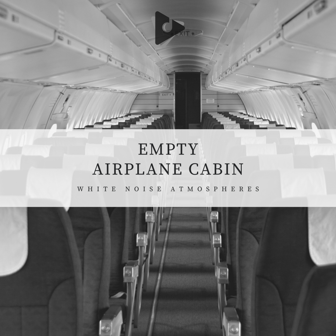Empty Airplane Cabin