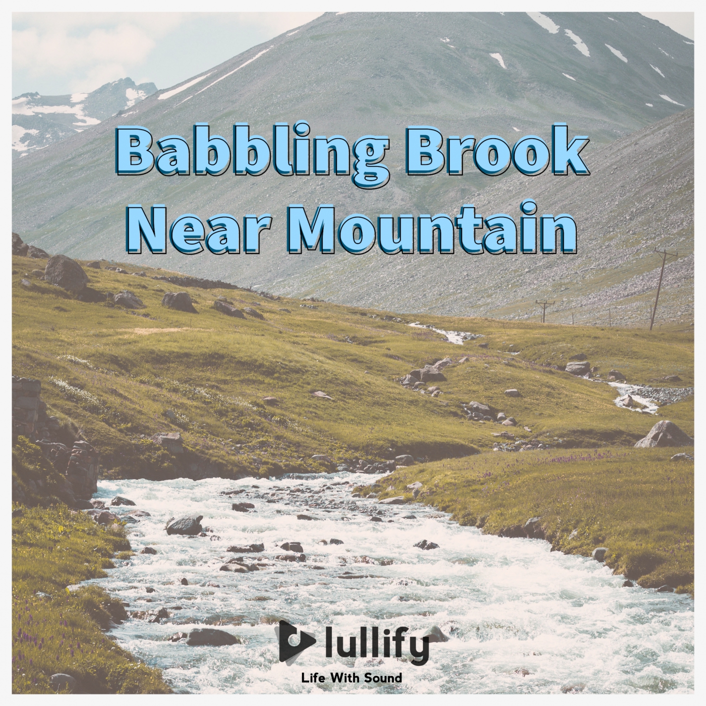 Babbling Brook Near Mountain