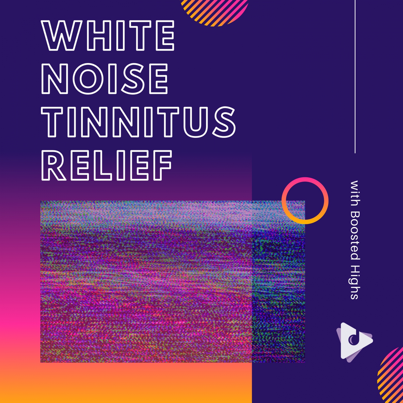 White Noise Tinnitus Relief with Boosted Highs