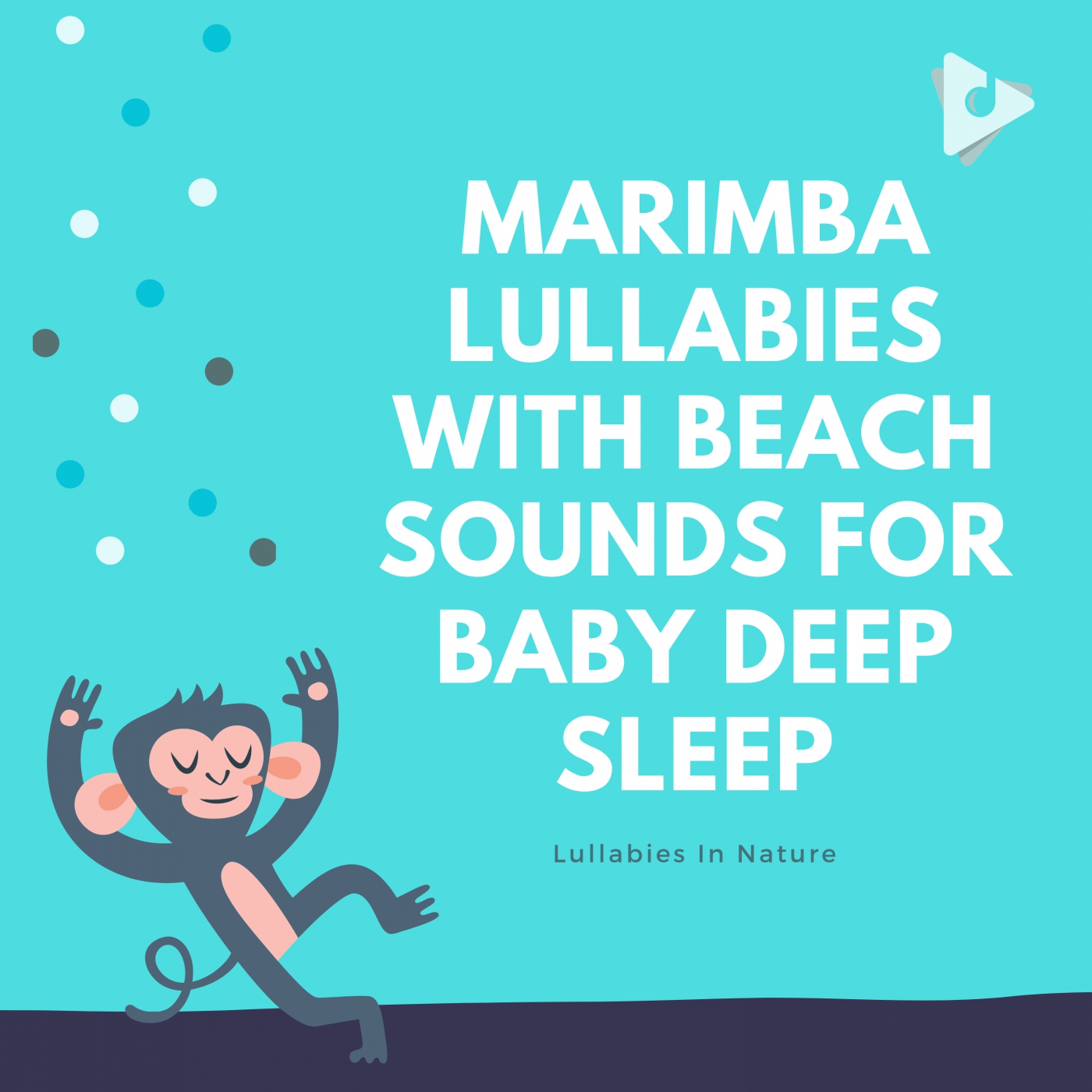 Marimba Lullabies with Beach Sounds for Baby Deep Sleep