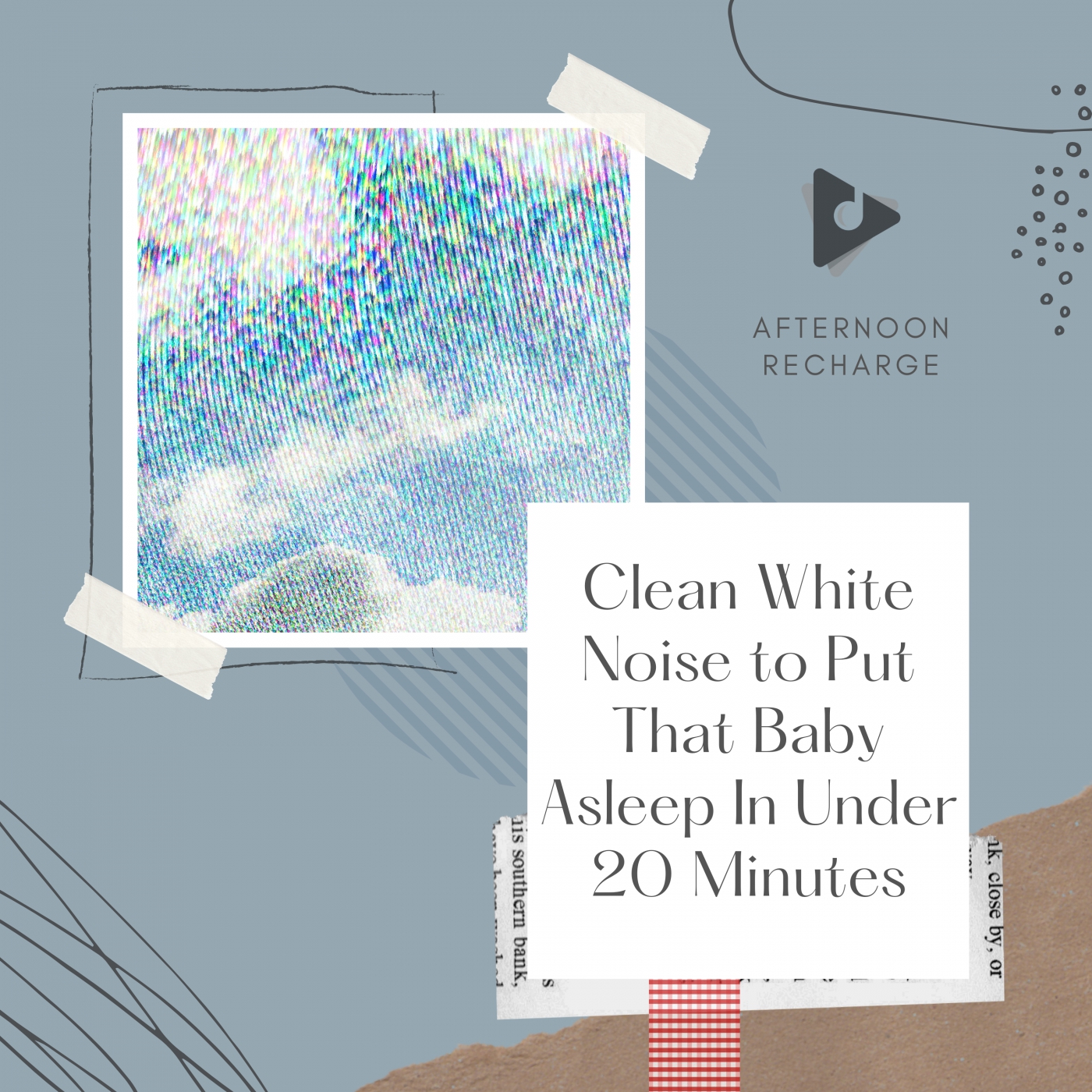 Clean White Noise to Put That Baby Asleep In Under 20 Minutes